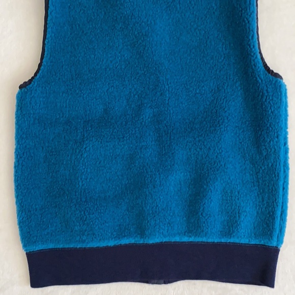 {J. Crew} Crewcuts | Sherpa Zip Front Vest with Pockets C9336 Blue (12) - Picture 15 of 16